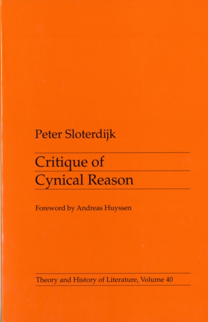 Critique Of Cynical Reason, Paperback / softback Book