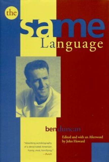 The Same Language, Hardback Book