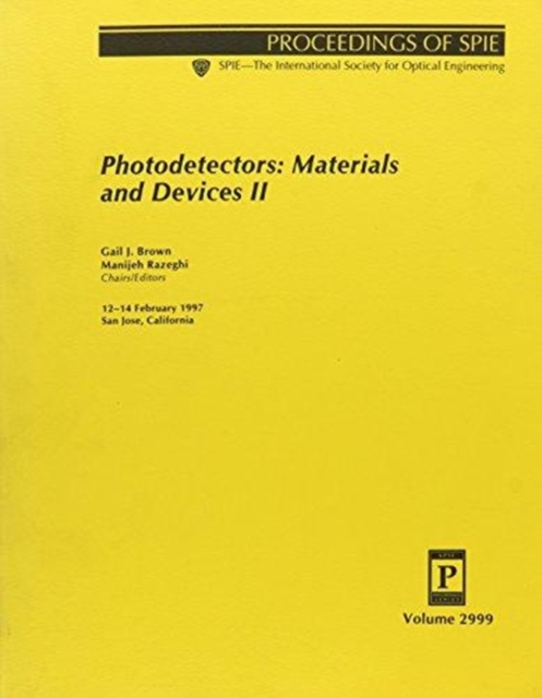 Photodetectors Materials & Devices Ii, Hardback Book