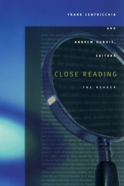 Close Reading : The Reader, Paperback / softback Book