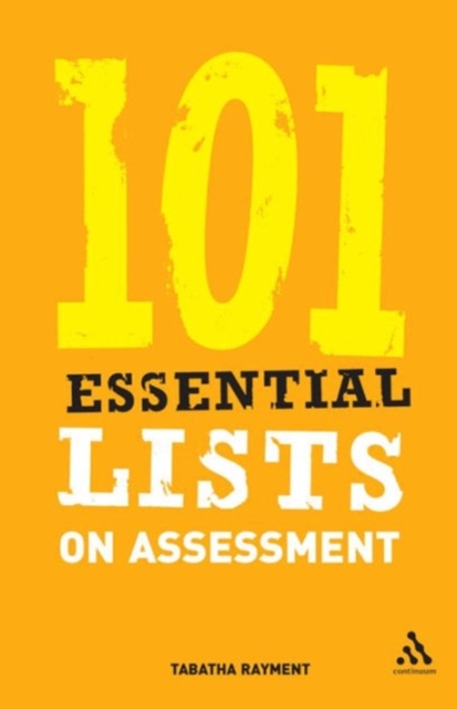 101 Essential Lists on Assessment, Paperback / softback Book