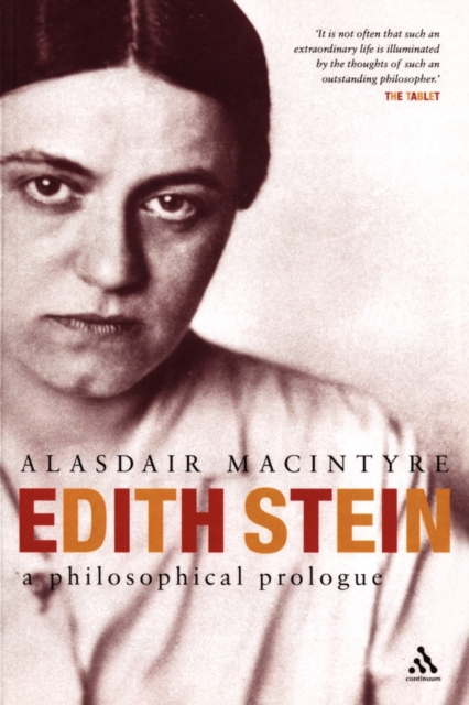 Edith Stein : A Philosophical Prologue, Paperback / softback Book