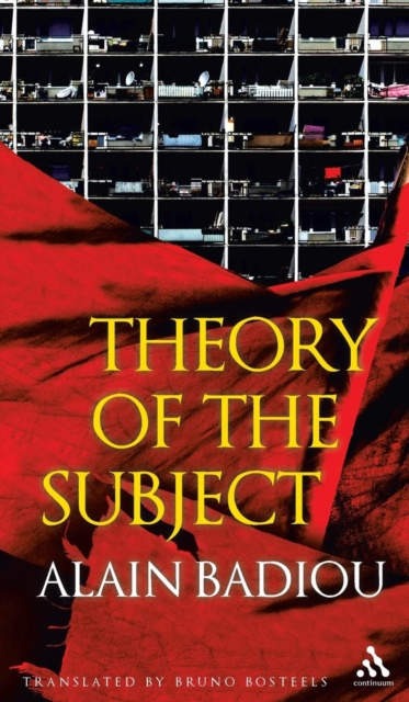 Theory of the Subject, Hardback Book