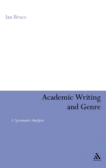 Academic Writing and Genre : A Systematic Analysis, Hardback Book
