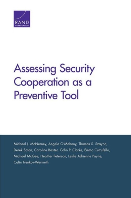 Assessing Security Cooperation as a Preventive Tool, Paperback / softback Book
