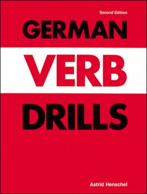 German Verb Drills, Hardback Book