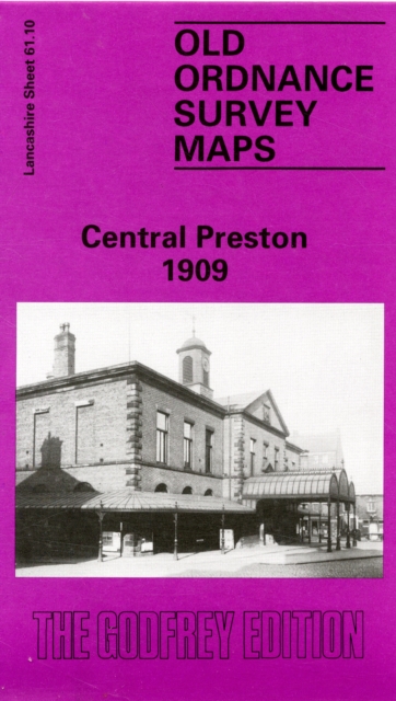 Central Preston 1909 : Lancashire Sheet 61.10, Sheet map, folded Book