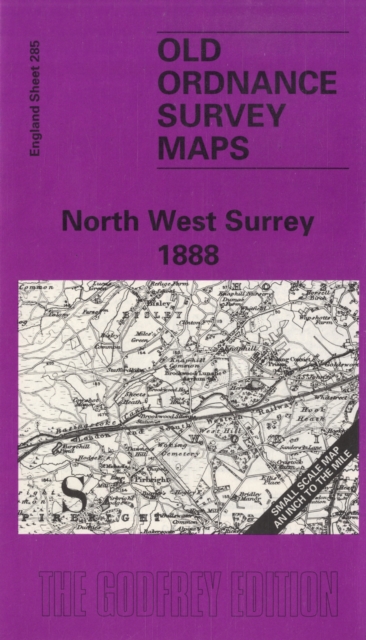 North West Surrey 1888 : One Inch Map 285, Sheet map, folded Book