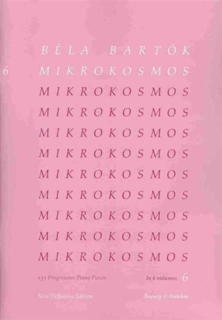 MIKROKOSMOS VOL 6, Paperback Book