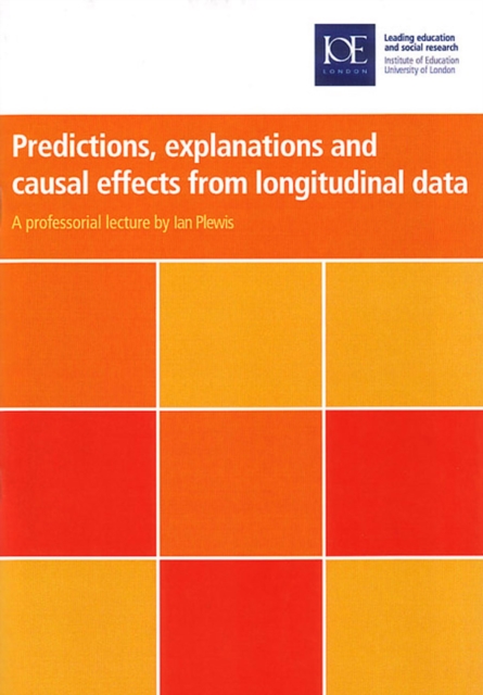 Predictions, explanations and causal effects from longitudinal data, PDF eBook