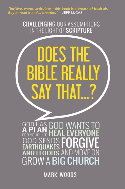 Does The Bible Really Say That? : Challenging our assumptions in the light of Scripture, Paperback / softback Book
