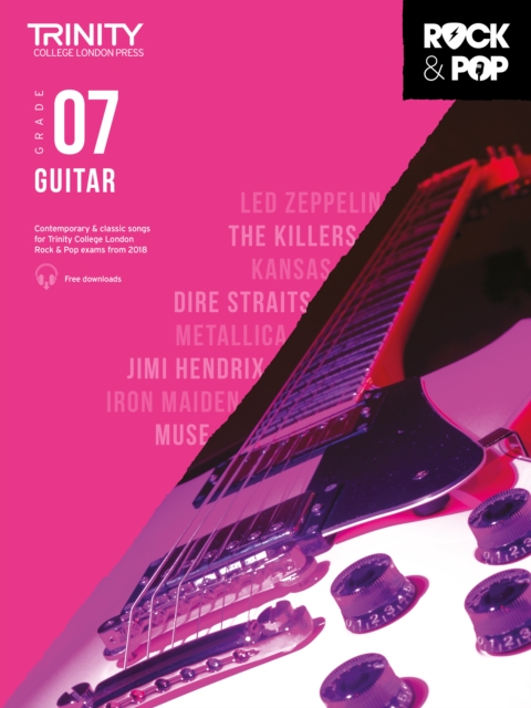 Trinity College London Rock & Pop 2018 Guitar Grade 7, Sheet music Book