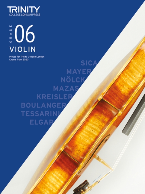 Trinity College London Violin Exam Pieces From 2020: Grade 6, Sheet music Book