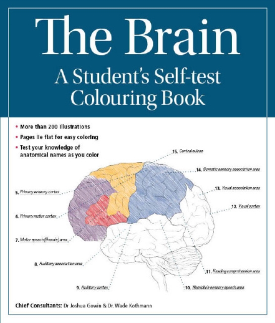The Brain: A student's self-test colouring book, Spiral bound Book