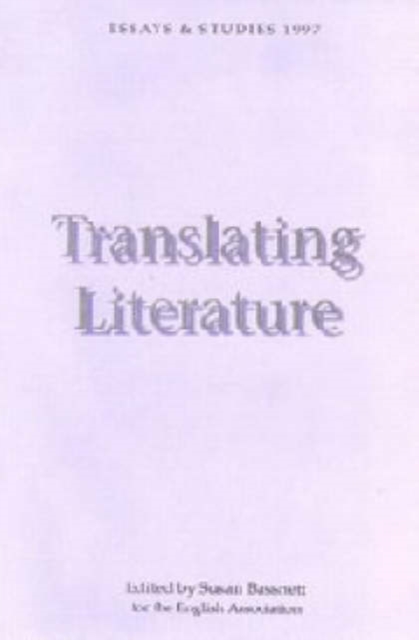Translating Literature, Hardback Book