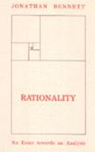 Rationality : An Essay Towards Analysis, Paperback / softback Book