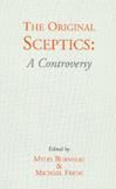 The Original Sceptics : A Controversy, Hardback Book
