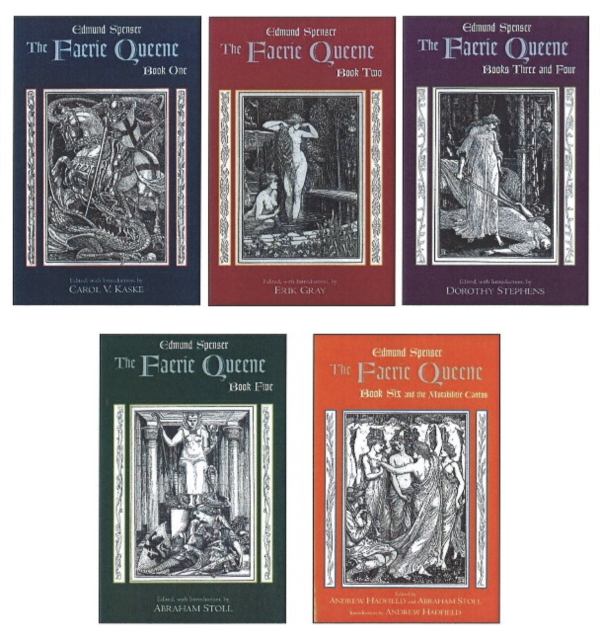 The Faerie Queene: Complete in Five Volumes : Book One; Book Two; Books Three and Four; Book Five; Book Six and the Mutabilitie Cantos, Paperback / softback Book