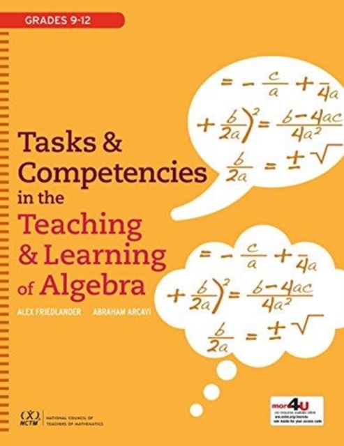 Tasks and Competencies in the Teaching and Learning of Algebra, Hardback Book