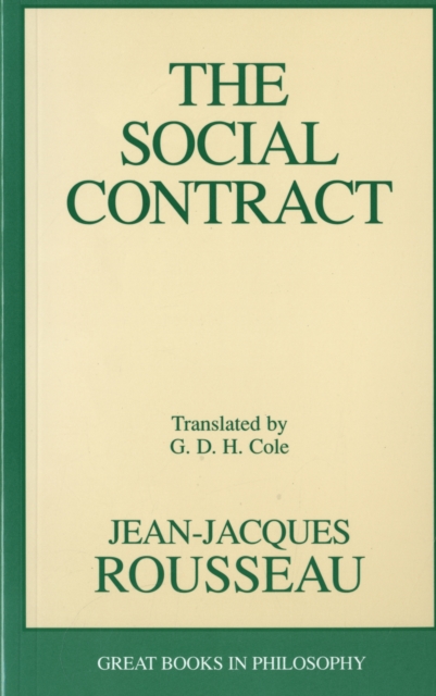 The Social Contract, Paperback / softback Book