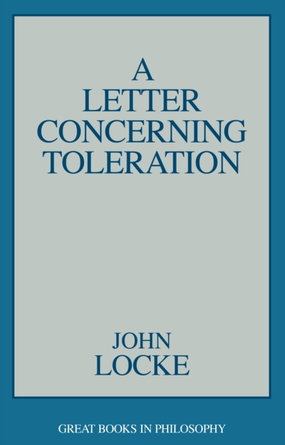 A Letter Concerning Toleration, Paperback / softback Book