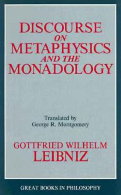 Discourse on Metaphysics and the Monadology, Paperback / softback Book