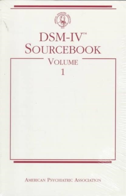 DSM IV Sourcebook : v. 1, Paperback / softback Book