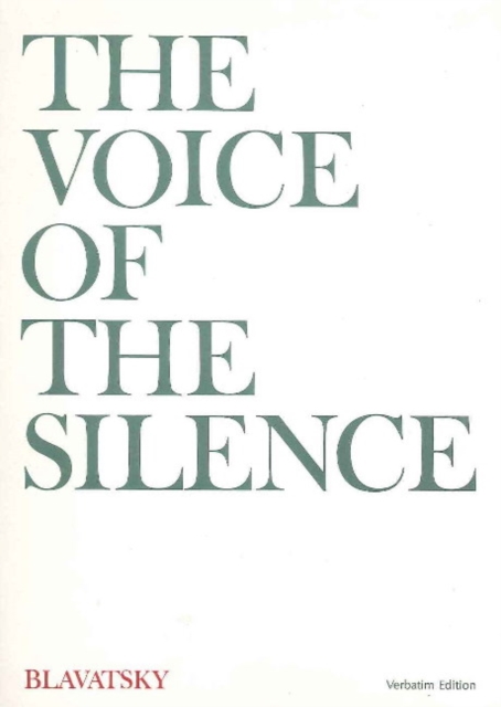 Voice of the Silence : Verbatim Edition, Hardback Book