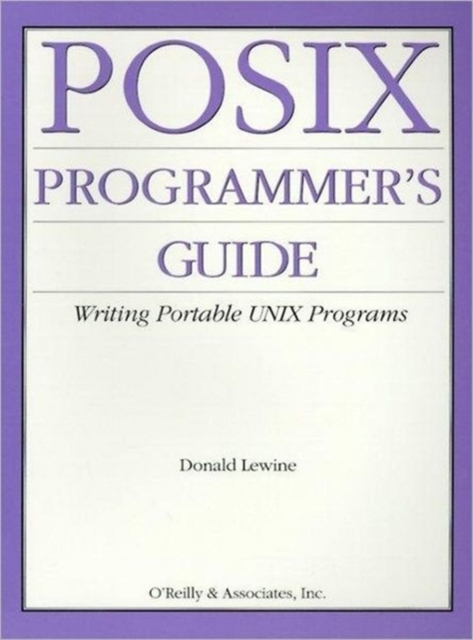 POSIX Programmer's Guide, Book Book