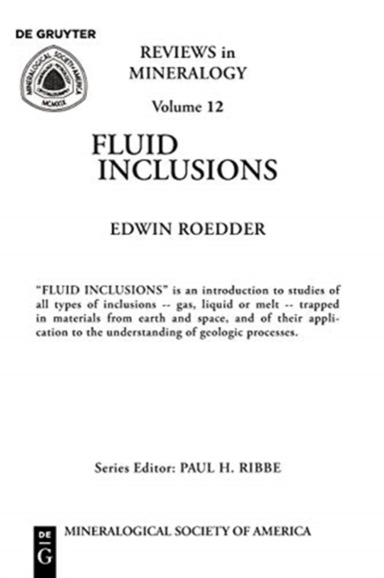 Fluid inclusions, Paperback / softback Book
