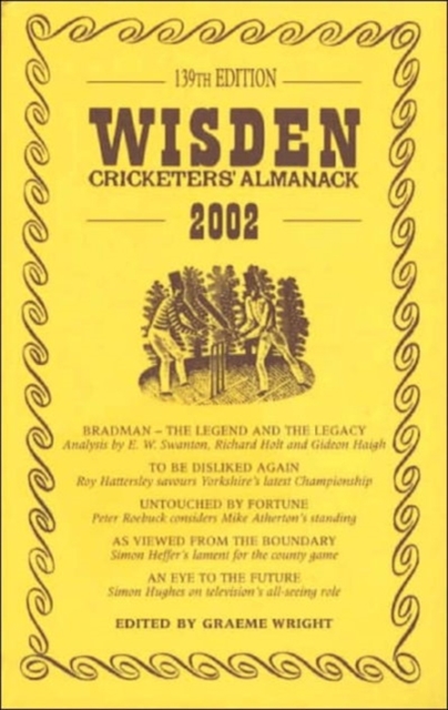 Wisden Cricketers' Almanack 2002, Hardback Book