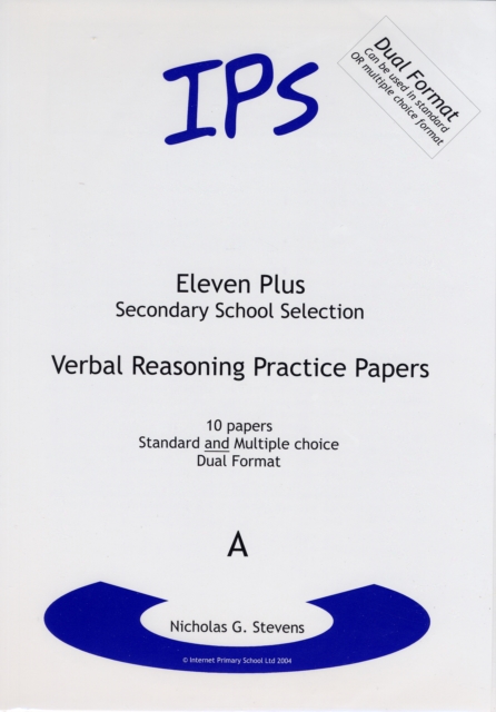 Verbal Reasoning Practice Papers : Dual Format Set  A, Paperback / softback Book