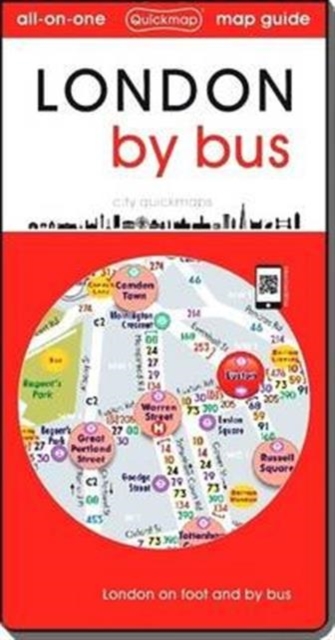 London by Bus: London on Foot and by Bus, Sheet map, folded Book