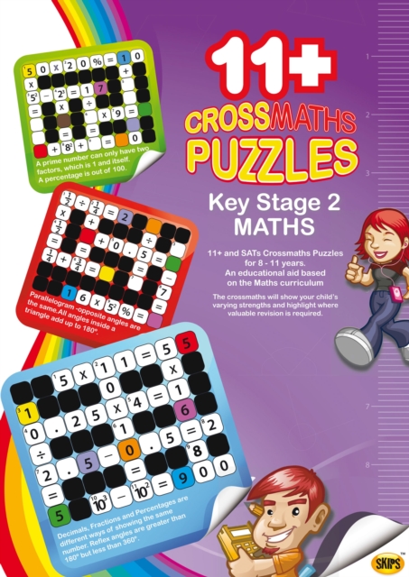 Skips 11+ Crossmaths Puzzles : Key Stage 2 Maths, Paperback Book