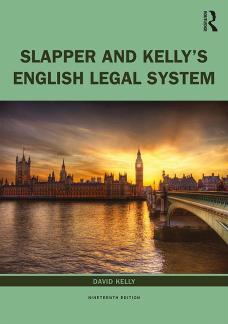 Slapper and Kelly's The English Legal System, EPUB eBook