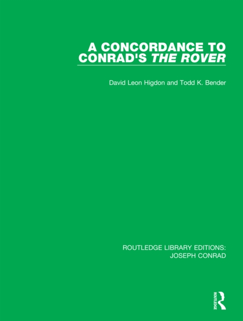 A Concordance to Conrad's The Rover, EPUB eBook