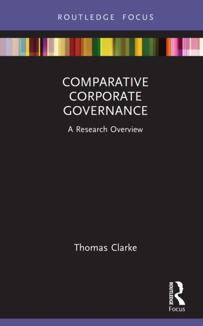 Comparative Corporate Governance : A Research Overview, PDF eBook