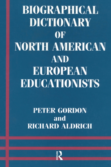 Biographical Dictionary of North American and European Educationists, PDF eBook