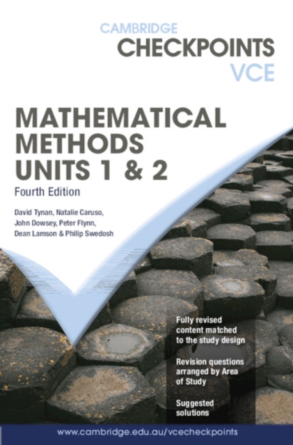 Cambridge Checkpoints VCE Mathematical Methods Units 1&2, Paperback Book