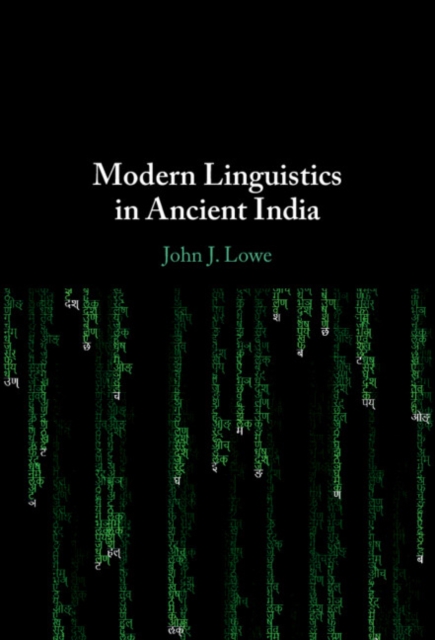 Modern Linguistics in Ancient India, Hardback Book