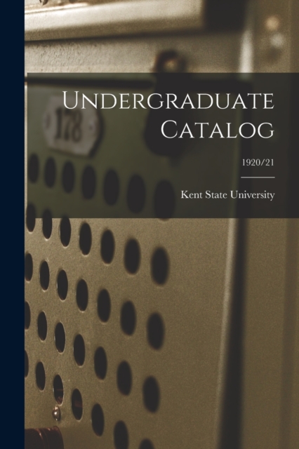 Undergraduate Catalog; 1920/21, Paperback / softback Book
