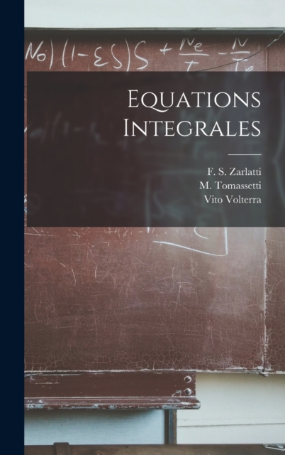 Equations Integrales, Hardback Book