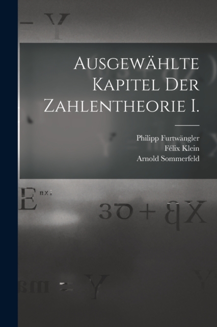 Ausgewahlte Kapitel der Zahlentheorie I., Paperback / softback Book