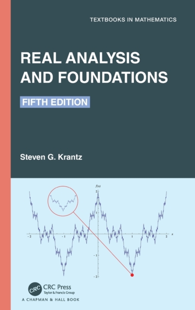Real Analysis and Foundations, Hardback Book
