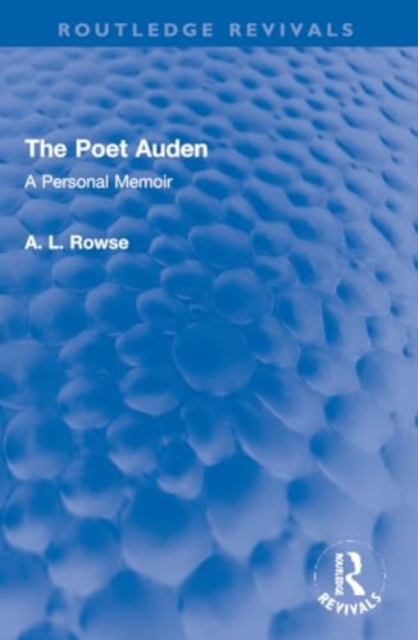 The Poet Auden : A Personal Memoir, Paperback / softback Book