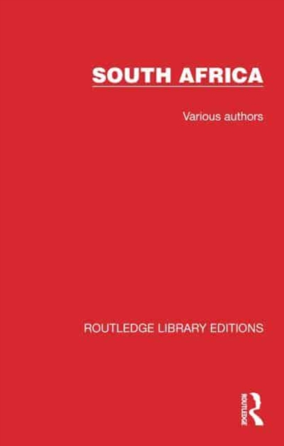 Routledge Library Editions: South Africa, Multiple-component retail product Book
