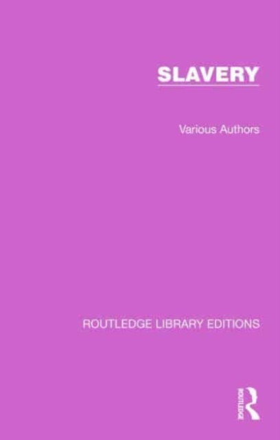 Routledge Library Editions: Slavery, Mixed media product Book