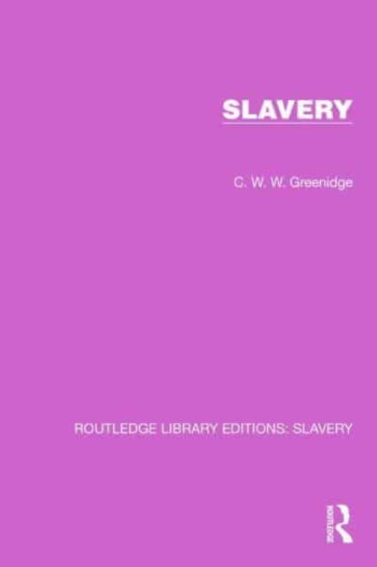Slavery, Paperback / softback Book