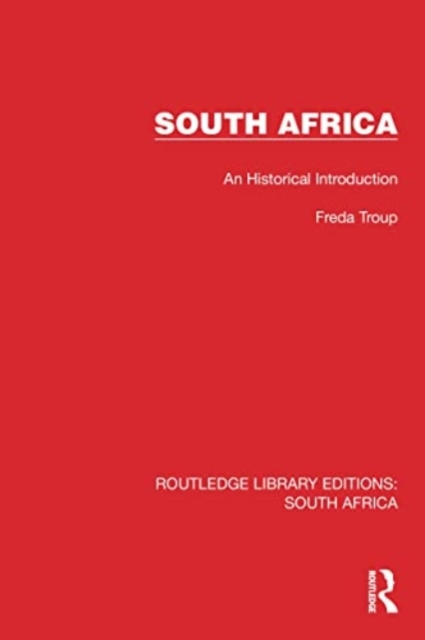 South Africa : An Historical Introduction, Paperback / softback Book