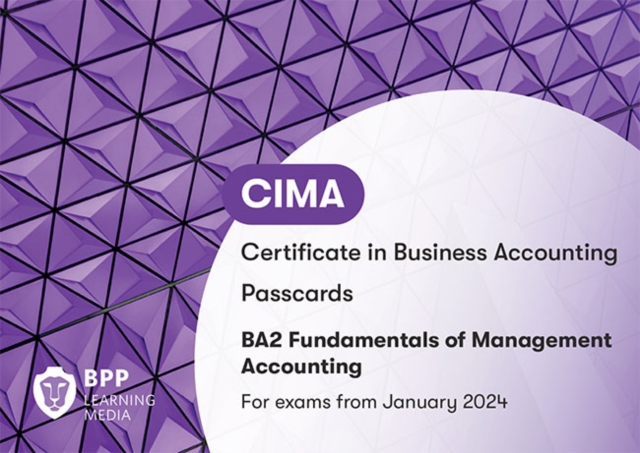 CIMA BA2 Fundamentals of Management Accounting : Passcards, Spiral bound Book